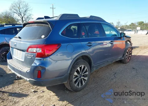 2016 Subaru Outback 3.6R Limited из США, поврежденный, VIN 4S4BSENC0G3288982